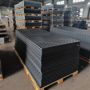 แผ่นรองป้องกัน<span class=keywords><strong>พื้น</strong></span> HDPE สำหรับขับรถข้ามฟาร์มเสื่อถนน - Product Image 2
