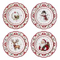 Hoogwaardig melamine servies met aangepast designpatroon, vaatwasserbestendig voor catering en thuisgebruik
