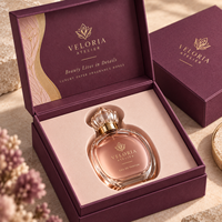 Boîte à couvercle en papier sur mesure, style livre, étui cadeau pour parfum, emballage écologique, fabrication sur mesure