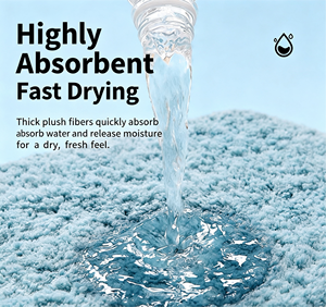 Water Absorbent Non <b>Slip</b> Bath <b>Mat</b> Quick Dry Bathroom Floor <b>Mat</b> Door <b>Mat</b> For Toilet Bedroom Entrance - Product Image 4