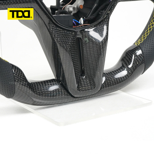 Volant en fibre de carbone véritable TDD compatible avec Nissan GTR 350Z 370Z G35 G35X Fx35 M35 2002 2003 2004 2005 2006 2007 - Product Image 2