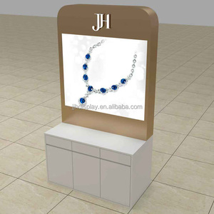 Cao cấp đồ trang sức sang trọng kiosk thiết kế tùy chỉnh toàn bộ cửa hàng kính hiển thị Showcase trang sức hiển thị kệ cho tủ trưng bày sử dụng - Product Image 4