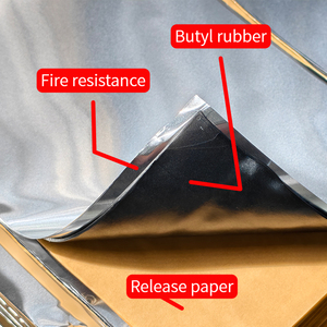 Tapis d'isolation en Alubutyl de 2 mm, auto-adhésif, <span class=keywords><strong>anti</strong></span>-drone, pour intérieurs de voitures, 40 cm x 5 m - Product Image 5