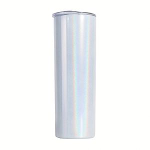 20oz Portable Straight Tumbler <b>Glitter</b> Surface 304 Steel Vacuum Sublimation Outdoor Sports Mug Wholesale - Product Image 5