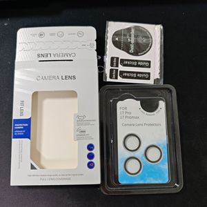 Pellicola Protettiva in Vetro Temperato Trasparente per Obiettivo Compatibile con 17 Pro <span class=keywords><strong>Max</strong></span>; Pellicola Protettiva per Fotocamera ARAF Prodotta in Cina con Protezione Antipolvere - Product Image 2