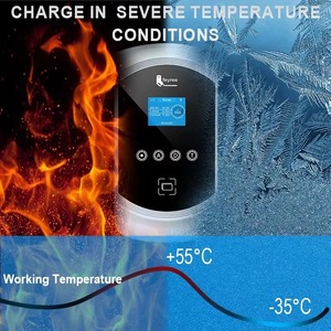 Chargeur mural pour véhicule électrique feyree 7 kW, type 2 IEC62196, étanche IP65, WIFI, application, RFID, programmation de la charge, station de charge AC à domicile - Product Image 6