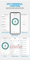 Serrure de porte intelligente à empreinte digitale pour bureau/appartement, contrôle par clé/mot de passe/carte/application, installation simple