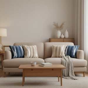 Elegante Federa Quadrata NAA 42*42CM in Pelo di Coniglio con Motivo Floreale e Foglie 3D Lavabile per Arredamento Casa - Product Image 2