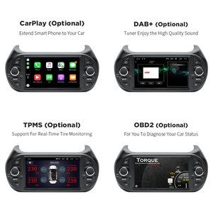 Touch Screen multimediale di navigazione per auto Video per Fiat belgio Citroen Nemo Peugeot <span class=keywords><strong>Bipper</strong></span> autoradio da 7 pollici Android 10.0 - Product Image 5