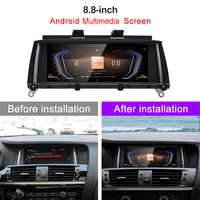 HFMidia Qualcomm Snapdragon 680 8,8 pouces Android16 CarPlay sans fil Navigation automobile Android Vidéo Musique BMW X3 F25 X4 F26