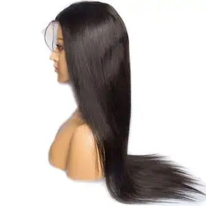 Top Quality Vietnam/Cambodia/Indian Mink Hair Wig Vendors ,Full Lace Wig Pre-plucked Virgin Hair in Large Stock For Black Women