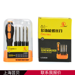 Lechotools 8 In 1 <b>Screwdriver</b> Set Phillips Flathead Torx Bits Carbon Steel LC2039 Household Repair Tool Kit - Product Image 4