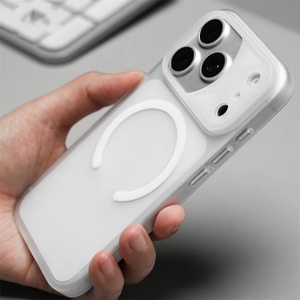 เคสโทรศัพท์แม่เหล็กแบบบางหรูหรา ผิวด้านโปร่งแสง สำหรับ iPhone 17 15 16 Pro Max พร้อมกรอบรูปถอดได้ ป้องกันแรงกระแทก ฝาหลังแข็ง - Product Image 5