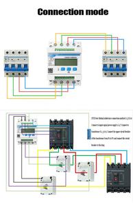 Medidor de Energía Eléctrica Trifásico <span class=keywords><strong>Chint</strong></span> <span class=keywords><strong>DTSU666</strong></span> 220V, Pantalla Digital Inteligente, Electrónico Miniatura, Gran Venta - Product Image 5