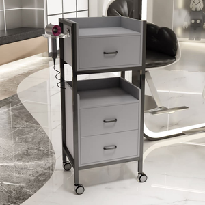 Rolling Mobile <b>Hair</b> Salon <b>Trolley</b> High Quality Beauty Tool Storage Cart for Barber Salon Spa - Product Image 2