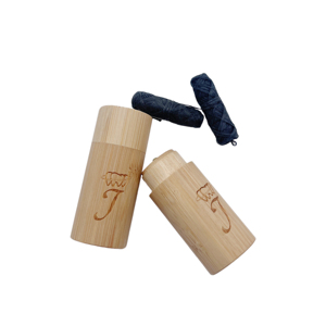 Fil dentaire en bambou ciré végétalien biodégradable biologique personnalisé en vente chaude - Product Image 2