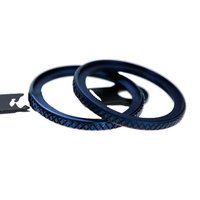 Bague de montre moletée en acier inoxydable 316L H&T de haute qualité, modèle 007 009, avec diamants, écologique et légère, outils et pièces