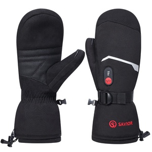 Gants <span class=keywords><strong>de</strong></span> ski chauffants imperméables les plus chauds en gros personnalisés avec batterie rechargeable pour l'hiver - Product Image 2