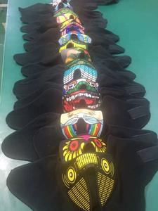 หน้ากากปาร์ตี้เทศกาลคริสต์มาสวัสดุพีวีซีหน้ากากฮาโลวีนพร้อมไฟแอลอีดีครึ่งซีกใช้เสียง - Product Image 4