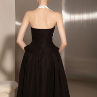 Robes de soirée mi-longues tendance, robes de soirée personnalisées, vêtements élégants décontractés pour femmes, fabricants de vêtements fins
