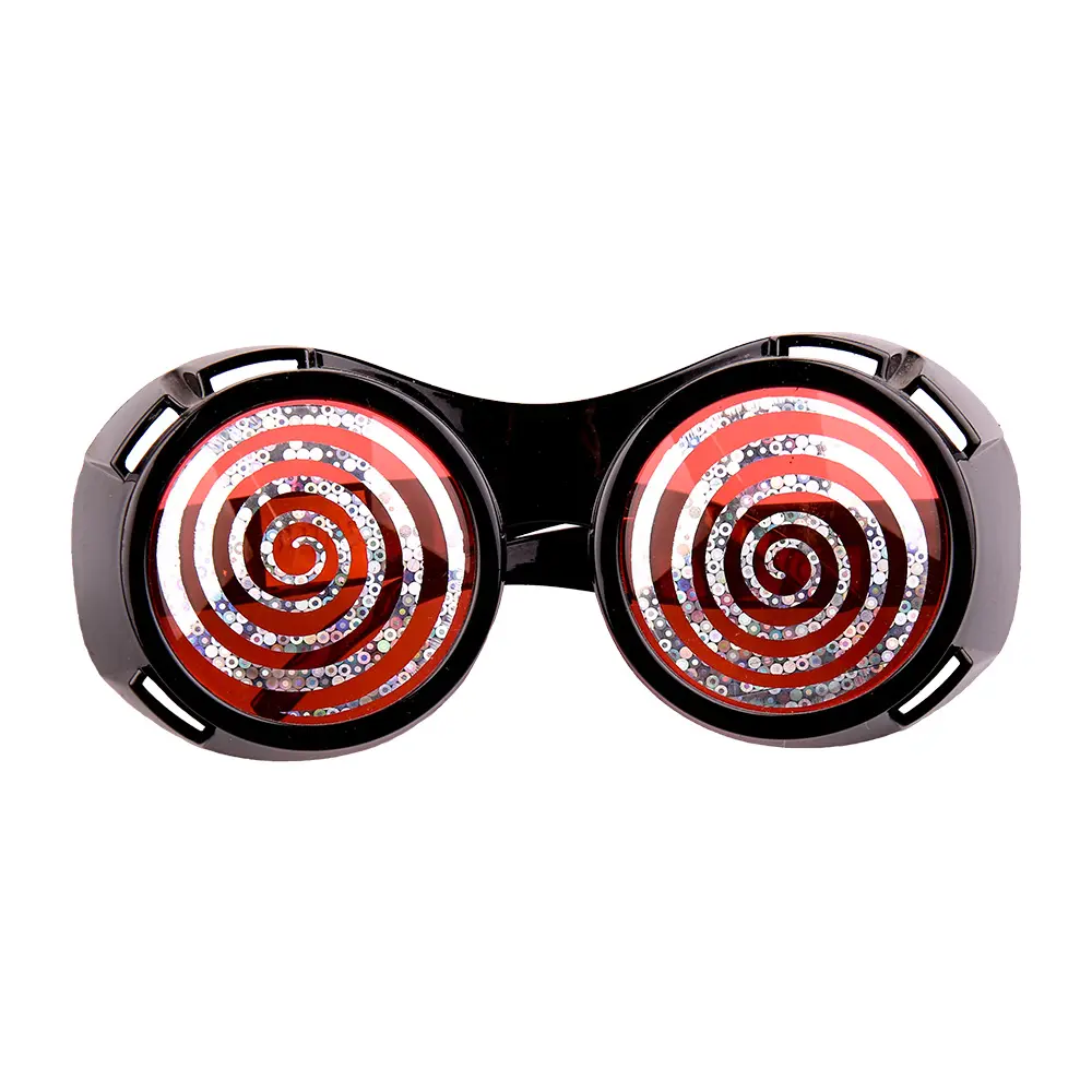 Dönen Swirly Prankster gözlük/X Ray gözlük kostüm aksesuarı yetişkin