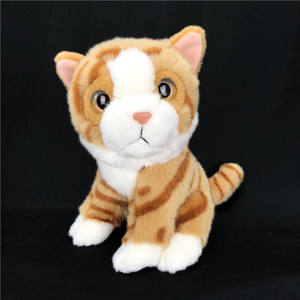 Mô Phỏng Mèo Đồ Chơi Sang Trọng Tùy Chỉnh Gery Mèo Nâu Thú Nhồi Bông Đồ Chơi Động Vật Hoang Dã Búp Bê Cuộc Sống Biển Thú Nhồi Bông Đồ Chơi Gối Keychain Quà Tặng - Product Image 5