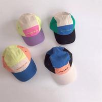 Gorra de Cinco Paneles, Gorro Casual de Nailon Impermeable, Diseño de Combinación de Colores, Gorro Colorido, Gorras de Moda
