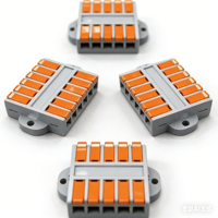 Connecteurs d'alimentation électriques universels rapides compacts -512/513/514/515 avec éclairage LED, contacts en laiton et cuivre, 600V 20A