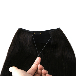 Extensiones de Cabello Liso Invisible de Alta Calidad, 100% Cabello Natural Remy Chino Virgen, Duradero y Sin Enredos para Mujeres - Product Image 5