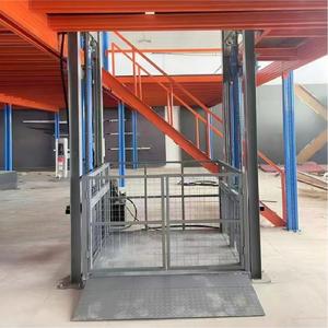 Plateforme élévatrice verticale robuste à rail hydraulique pour marchandises, usage intérieur/<span class=keywords><strong>extérieur</strong></span>, pour entrepôt et garage - Product Image 5