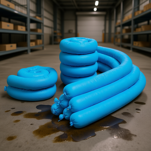 Calcetín Absorbente Universal de 3 x 47.24 Pulgadas, Capacidad de 20 Galones, Control de Derrames de Agua, Componentes Industriales - Product Image 2