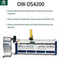 Machine de fabrication de fenêtres et portes en aluminium/PVC/UPVC CNC certifiée CE OUWO 2026 4200MM avec magazine d'outils pour usine de murs-rideaux