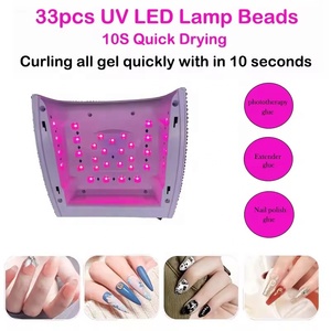 Lâmpada do prego com strass 66W <span class=keywords><strong>UV</strong></span> Lâmpadas LED para unhas recarregável <span class=keywords><strong>UV</strong></span> Luz para unhas Gel polonês sem fio <span class=keywords><strong>Curling</strong></span> Manicure Ferramentas - Product Image 6