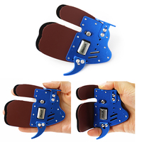 Doigt découpé au tir à l'arc, numéro 16 cm, noir, bleu, rouge, gauche et droite