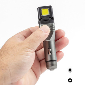 Cargador de coche recargable linterna LED <span class=keywords><strong>4</strong></span> modos de iluminación pequeña luz de <span class=keywords><strong>flash</strong></span> de emergencia accesorio magnético cargador de encendedor de cigarrillos - Product Image 3