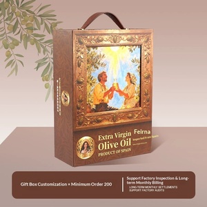 Caja de Regalo Personalizada para Aceite de Oliva con Doble Puerta, Empaque de Cartón Rígido Premium para Marca de Aceite de Té - Product Image 3
