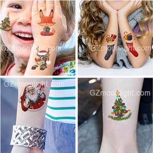 Tatuajes Temporales Impermeables para Halloween y Navidad, Maquillaje de Broma para la Cara, Pegatinas de Maquillaje para Fiestas, Pegatinas de Tatuajes Falsos - Product Image 5