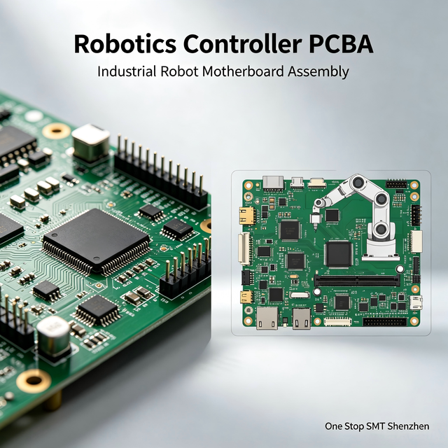 Robotics Controller PCBA, Industrial Robot Motherboard Assembly, One Stop SMT Shenzhen