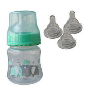 Biberon Mewsun pour bébé, personnalisé, <span class=keywords><strong>incassable</strong></span>, en PP, avec 3 tétines de rechange, facile à nettoyer, sans BPA, en silicone, pour bébés de 0 à 12 mois - Product Image 1
