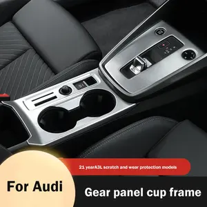 Cubierta Interior para Panel de Cambio de Marchas de Consola Central para <span class=keywords><strong>Audi</strong></span> A3 8Y 2021 <span class=keywords><strong>2022</strong></span> 2023 2024, Accesorios para Automóviles, Textura de Carbono - Product Image 2