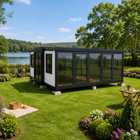 Maison de villégiature extensible en conteneurs de 20, 30 et 40 pieds – Location de maison de luxe extensible en conteneurs 2-3 chambres