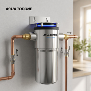 Purificador de Agua para Toda la Casa AGUA TOPONE UVC LED, Sistema de Tratamiento de Agua de Bajo Consumo de <span class=keywords><strong>12</strong></span> <span class=keywords><strong>GPM</strong></span> con Vida Útil de 5000 Horas - Product Image 1