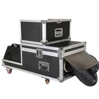 Machine à brouillard à eau Topflashstar 4000W DMX512 avec télécommande et flight case pour mariages, hôtels, salles de bal et pistes de danse