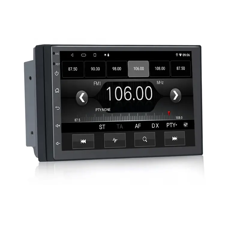 Amprime — Autoradio avec lecteur multimédia HD, écran tactile 7 pouces, MP5, FM, BT, dsp, Audio stéréo, 2 Din, pour voiture, 7168A7