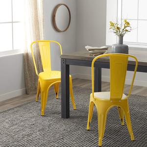 Meubles de Restaurant, mobilier moderne, coloré et durable, chaise de café, en métal, silla <span class=keywords><strong>del</strong></span> comedor - Product Image 5