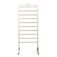 Étagère de rangement pour fleuriste, 10 étagères, présentoir en métal pour sol, pour fleurs fraîches, papier d'emballage, ruban de couleur, étagère murale, écharpe