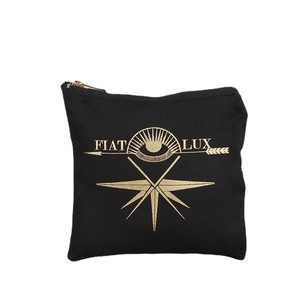 Bolsa de Cosméticos Personalizada de Lona de Algodón, Pequeña Capacidad, Estilo Moderno y Práctico, Embalaje General - Product Image 2
