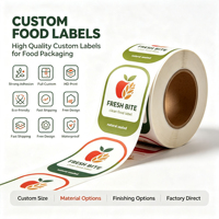 Autocollants en vinyle holographique écologiques durables, formes personnalisées résistantes, adhésifs permanents, imperméables, résistants à l'huile pour bouteilles et aliments
