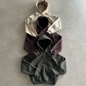 Sudadera con Capucha Corta <span class=keywords><strong>de</strong></span> Lujo <span class=keywords><strong>de</strong></span> Algodón Liso <span class=keywords><strong>de</strong></span> 380-500 GSM para Hombre, Personalizada, Oversize, Estilo Urbano, <span class=keywords><strong>de</strong></span> Gran Gramaje - Product Image 2