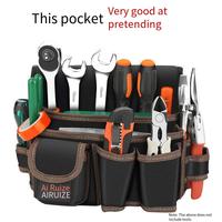 Porta attrezzi da rete portatile per la generazione di cinture da rete per posta in tessuto Oxford resistente all'usura in tela porta attrezzi